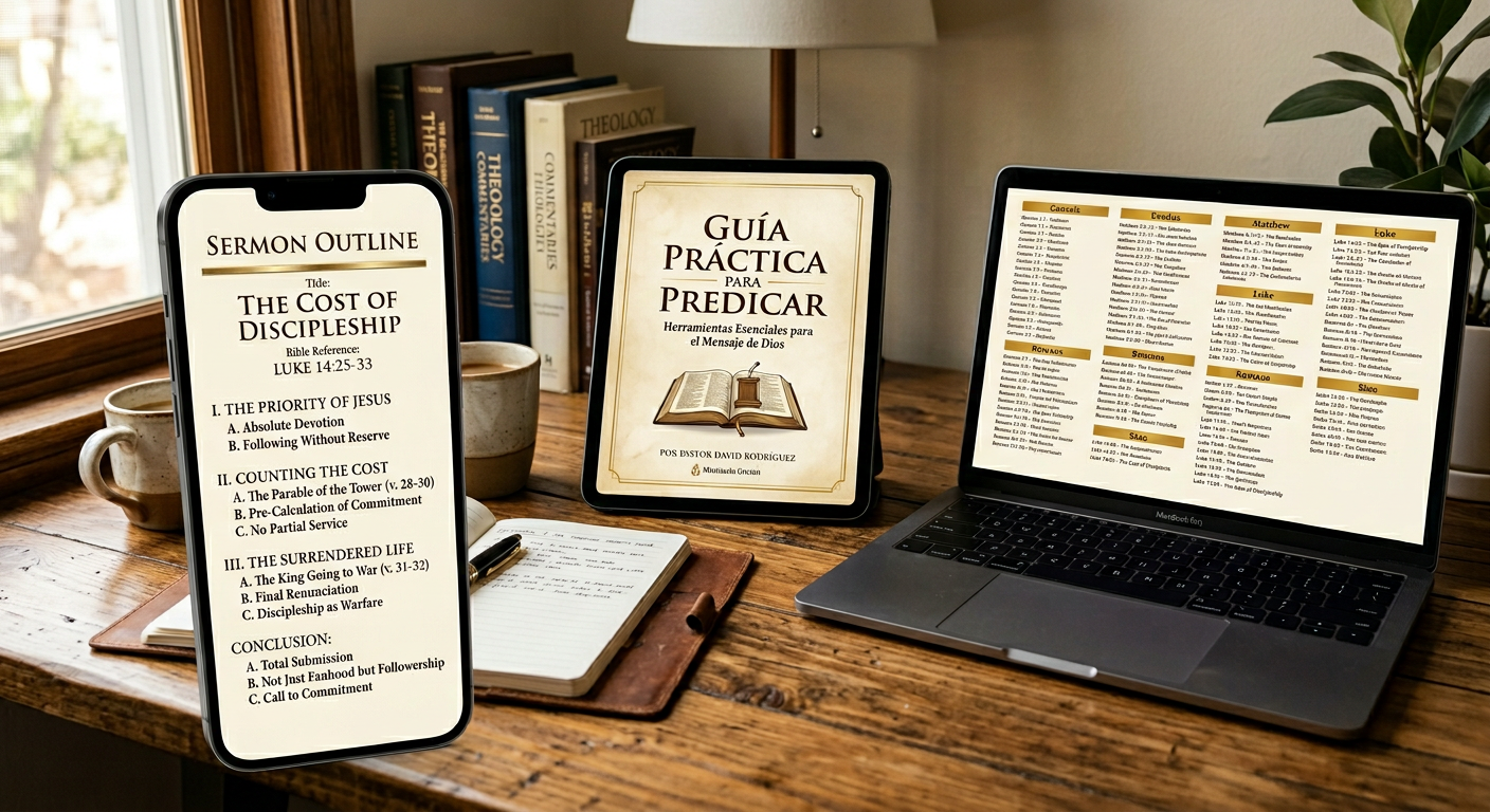 Kit de Predicación en celular, tablet y laptop